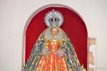 Misa y procesión de la Virgen de la Encarnación en La Herradura-Telde (Foto Francisco Javier Santana)